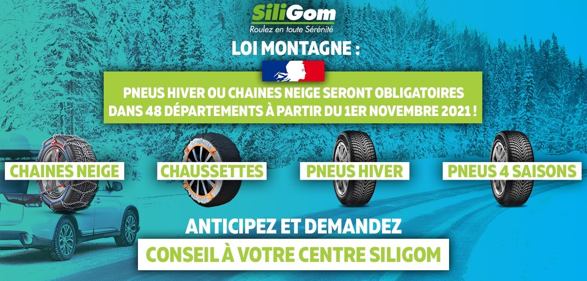 Illustration des équipements spéciaux requis dans le cadre la nouvelle loi Montagne